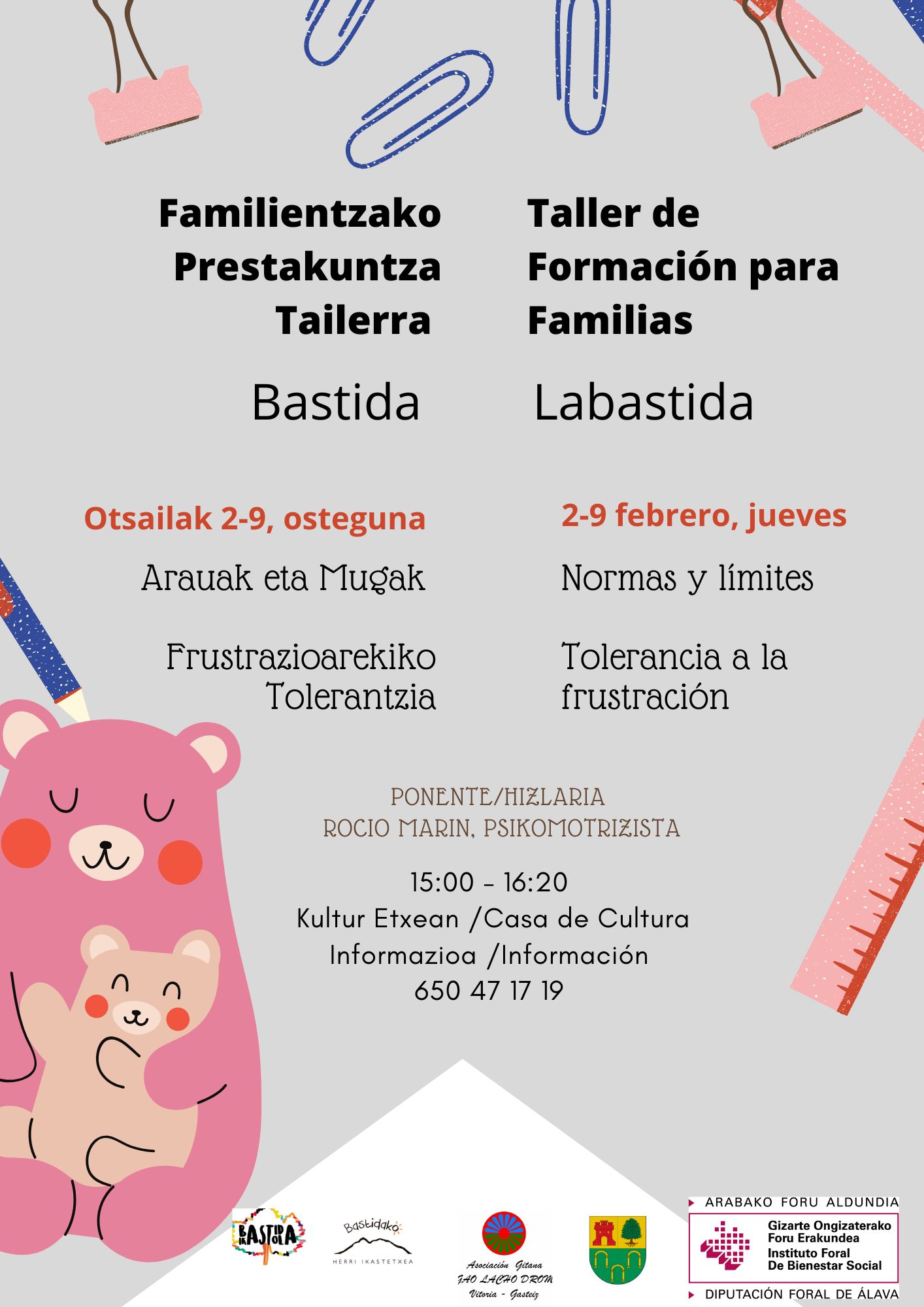 Formación famiilias Labastida febrero 23