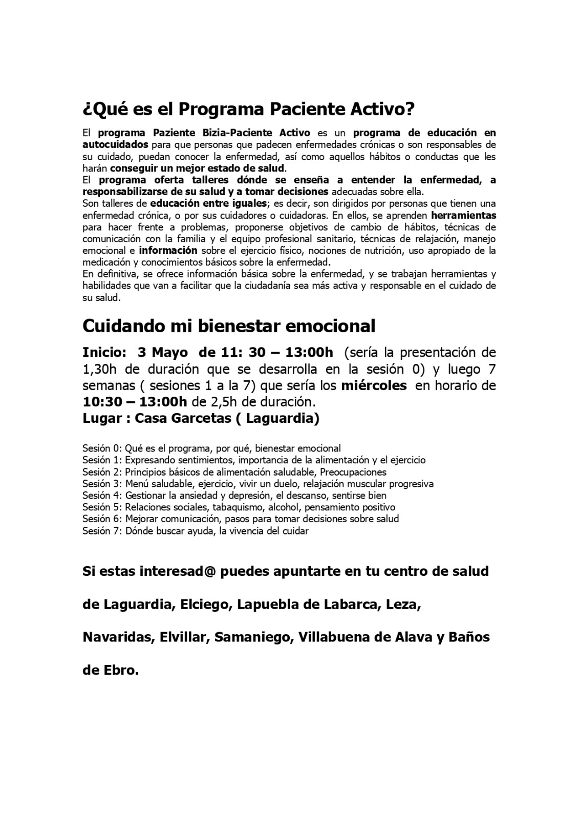 202304a06 Educacion en Autocuidado Osakidetza Laguardia