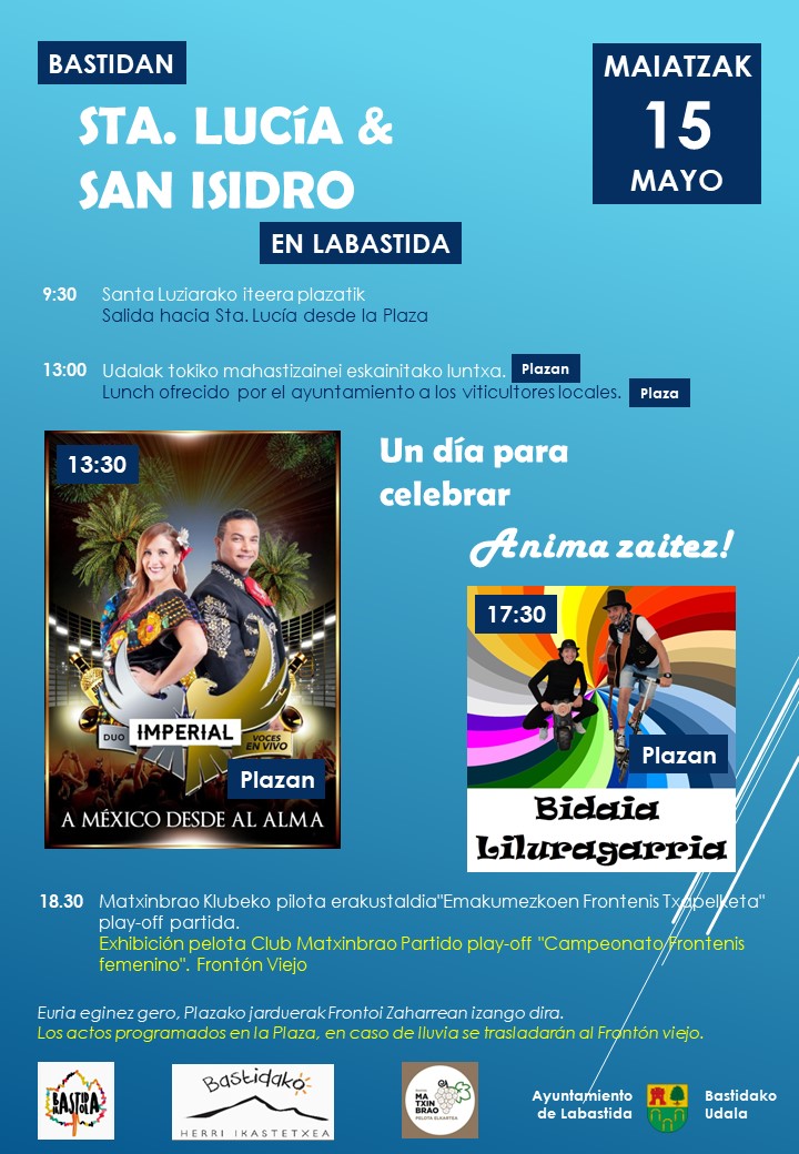 20230515 Sta. Lucia y S. Isidro