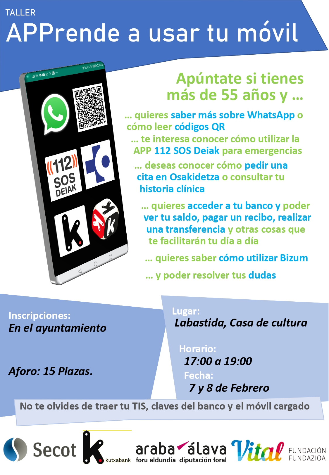 APPrende a usar tu móvil Labastida Castellano
